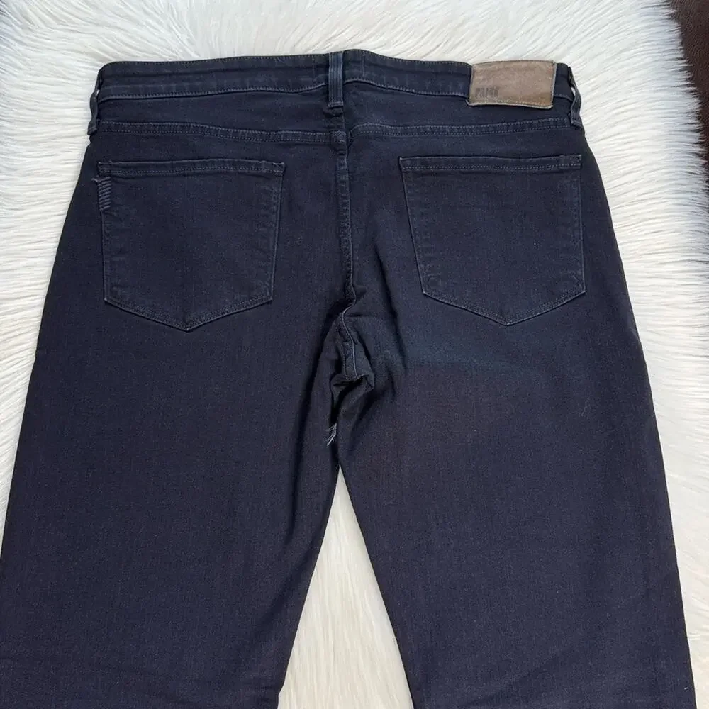 Paige Men’s Black Slim Fit Lennox Jeans in Levitt